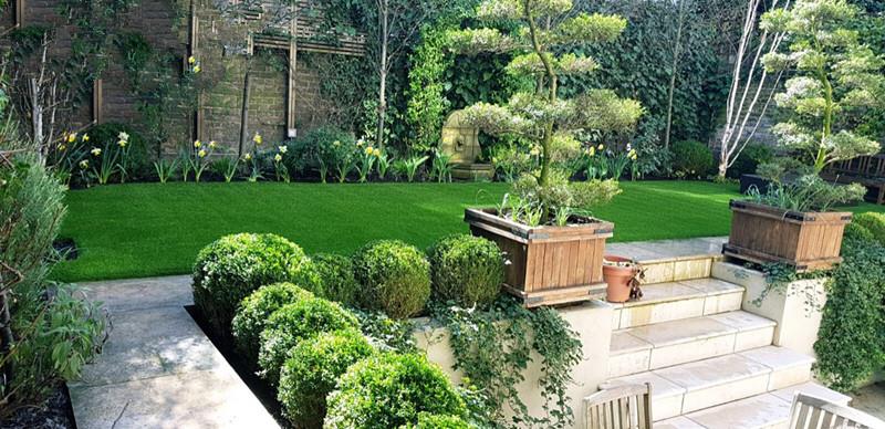 Backyard Synthetic Landscape Grass